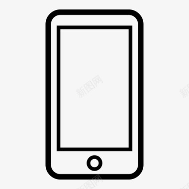 iphone触摸屏电话图标图标