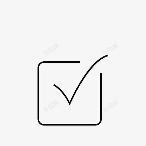 复选标记迷你用户界面套件图标svg_新图网 https://ixintu.com 复选标记 迷你用户界面套件