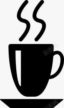 杯子托盘茶杯图标图标
