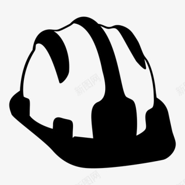 安全帽防护头盔图标图标