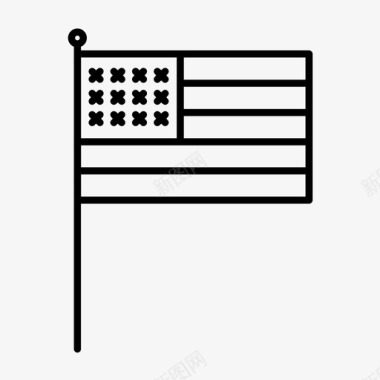 美国国旗美利坚合众国美国图标图标
