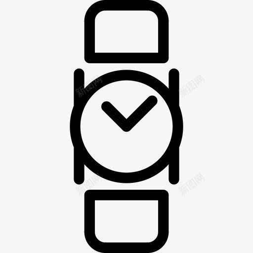 手表秒形状图标svg_新图网 https://ixintu.com 形状 手腕 手表 时间 标志 秒 表带 计时 计时器 轨道时间