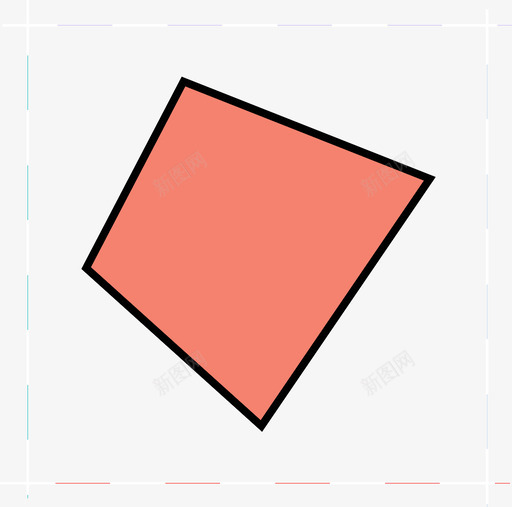 四边形的图标svg_新图网 https://ixintu.com 四边形的