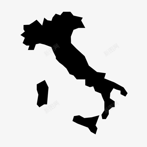 意大利旅游地点图标svg_新图网 https://ixintu.com 位置 国家 地图 地点 地球 意大利 旅游 欧洲 目的地