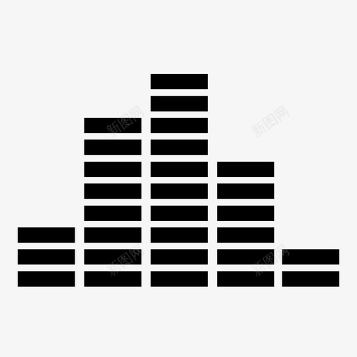 音频电平声级音乐家图标svg_新图网 https://ixintu.com 均衡器 声级 音乐 音乐家 音量 音频电平