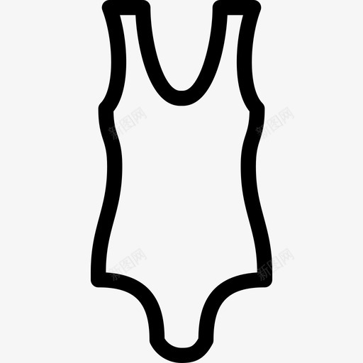 连体泳衣造型款式图标svg_新图网 https://ixintu.com 服装和配件 款式 泳衣 潮流 连体泳衣 造型 造型师