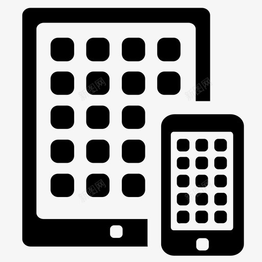 移动设备surface智能手机图标svg_新图网 https://ixintu.com ipad iphone surface 交互式设备 响应式设计 图标 手持设备 智能手机 移动设备