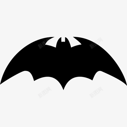 蝙蝠有圆形锋利的翅膀变种动物随机图标svg_新图网 https://ixintu.com 动物 蝙蝠有圆形锋利的翅膀变种 随机图标