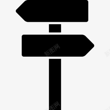 路标选择十字路口图标图标