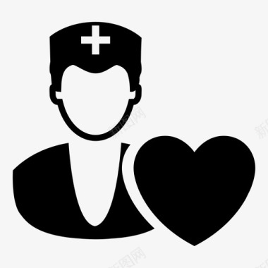 心脏科医生心脏科护士图标图标