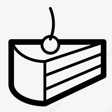 蛋糕招待糖果图标图标
