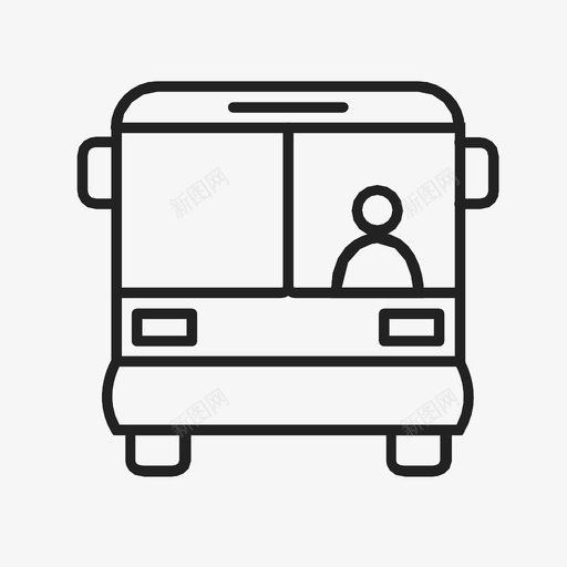 公共汽车移动污染图标svg_新图网 https://ixintu.com 交通 交通方式 公共汽车 地铁 旅行 污染 移动 运输