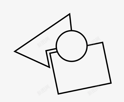 拼贴形状矩形图标svg_新图网 https://ixintu.com 三角形 几何 圆 工艺 形状 拼贴 矩形 艺术 设计