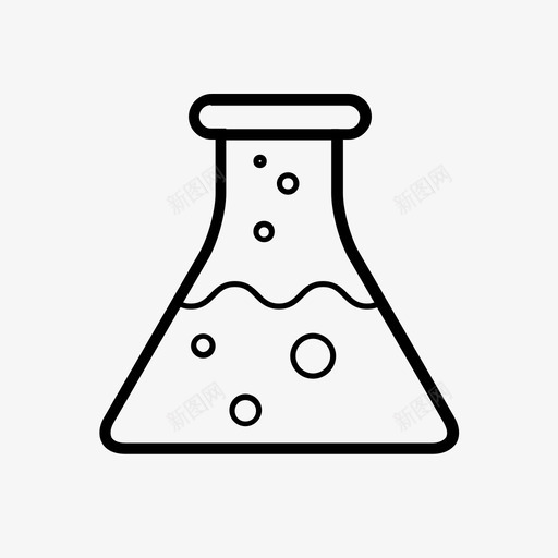 烧杯科学家科学研究图标svg_新图网 https://ixintu.com 医学 实验室 烧杯 烧瓶 科学实验 科学实验室 科学家 科学研究 锥形烧瓶