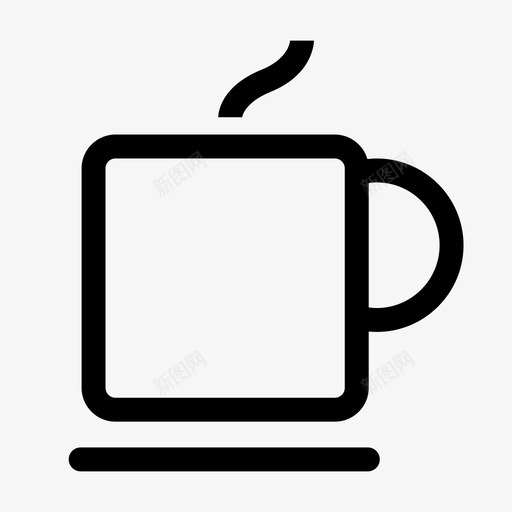 马克杯咖啡杯蒸汽图标svg_新图网 https://ixintu.com 咖啡 咖啡杯 热咖啡 热茶 蒸汽 饮料 马克杯