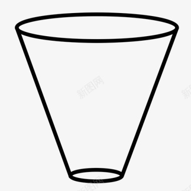 锥形量杯实验室烧杯实验室测试图标图标