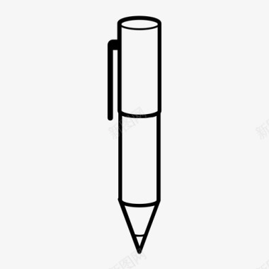 钢笔铅笔尺子图标图标