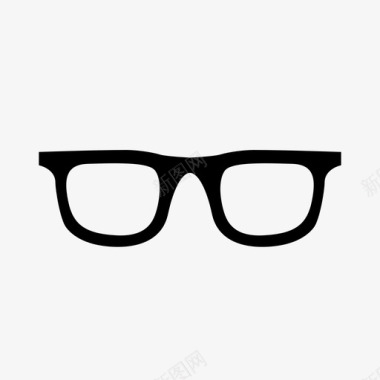 眼镜眼睛时髦图标图标
