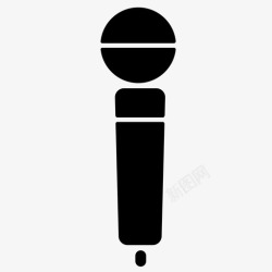 娱乐主持人麦克风演讲歌手图标高清图片