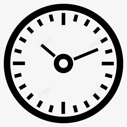 时钟计时计时器图标svg_新图网 https://ixintu.com 分钟 刻痕 句点 小时 拼写 日期 时钟 计数 计时 计时器