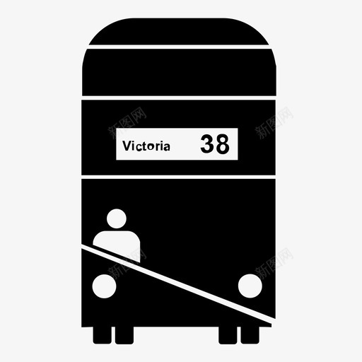 伦敦公共汽车图标svg_新图网 https://ixintu.com 伦敦公共汽车