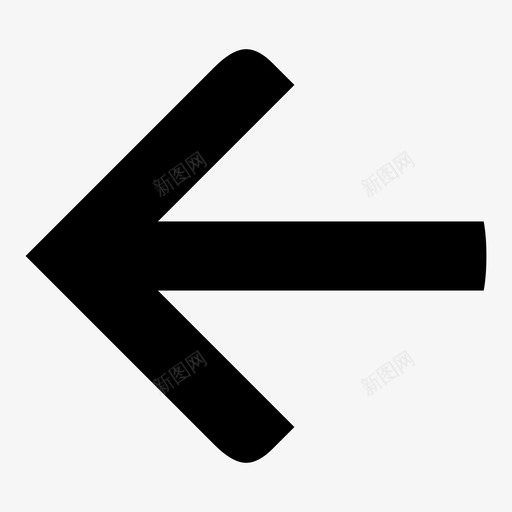 箭头转向移动图标svg_新图网 https://ixintu.com 向左 向左箭头 导向 方向 移动 箭头 转向