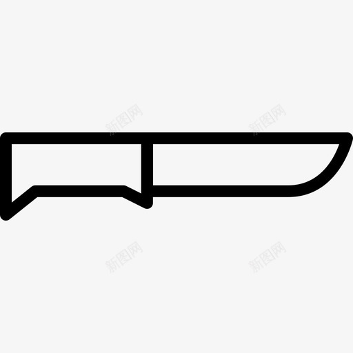 刀切割刀具图标svg_新图网 https://ixintu.com 刀 刀具 切割 厨房 锋利 食品和饮料