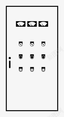 控制面板工业设备工业电子图标图标