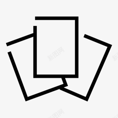 纸张文件平面图图标图标