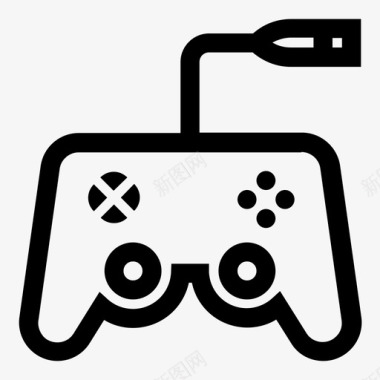 视频游戏控制器游戏手持图标图标