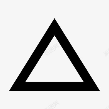 三角形形状几何体图标图标