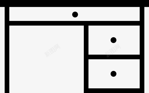 办公桌桌子家俱图标svg_新图网 https://ixintu.com 办公桌 家俱 家装 桌子