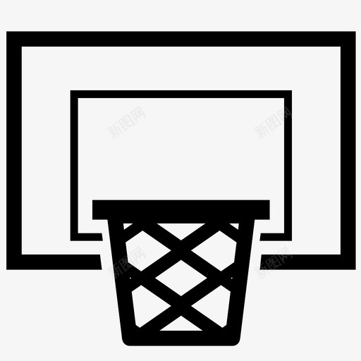 篮球圈篮球游戏图标svg_新图网 https://ixintu.com nba 体育 游戏 篮球 篮球圈