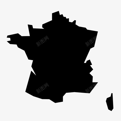 法国旅行地点图标svg_新图网 https://ixintu.com 世界 位置 国家 地图 地点 旅行 法国 法语 目的地