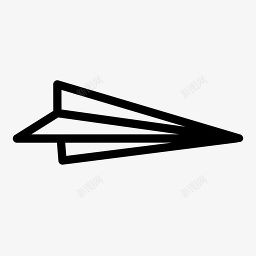 电子邮件发送电子邮件纸制飞机图标svg_新图网 https://ixintu.com 发送电子邮件 电子邮件 纸制飞机