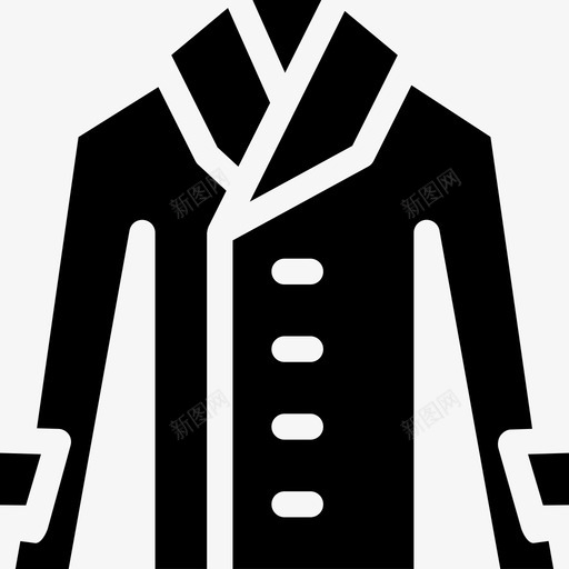 外套衣服和附件-实心图标svg_新图网 https://ixintu.com 外套 衣服和附件-实心