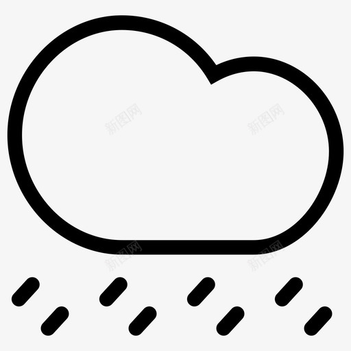 雨雨天气季节图标svg_新图网 https://ixintu.com 天气条件 天气状况 天气要素 天空 季节 形状 暴风雨天气 雨 雨天气 风暴
