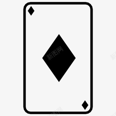 钻石扑克牌扑克牌一副牌图标图标
