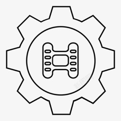 设置线框视频设置线框视频点播图标高清图片