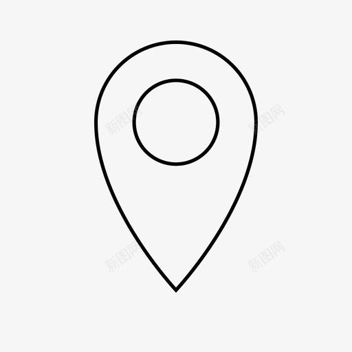 地图标记平头钉轨迹svg_新图网 https://ixintu.com gps 地图定位 地图标记 定位 导航 平头钉 查找 轨迹