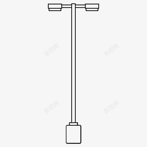 灯杆路灯路灯杆图标svg_新图网 https://ixintu.com 灯杆 路灯 路灯杆