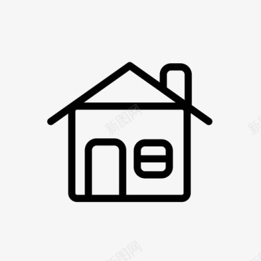 家房子生活空间图标图标