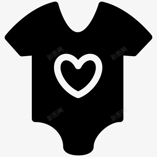 onesie女孩心脏图标svg_新图网 https://ixintu.com onesie 女孩 女性 婴儿 实心图标 形状 心脏 时尚 柔软 男性 衣服和附件-实心 购物