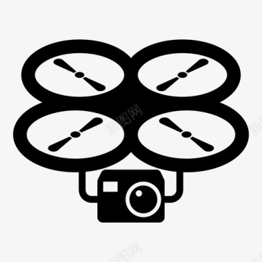 摄像无人机监控无人机遥控无人机图标图标