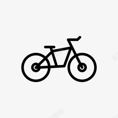 自行车训练运动图标图标