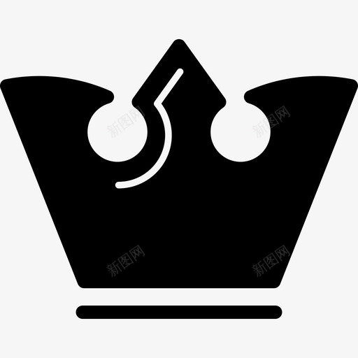 皇室皇冠轮廓变体皇冠图标svg_新图网 https://ixintu.com 皇冠 皇室皇冠轮廓变体