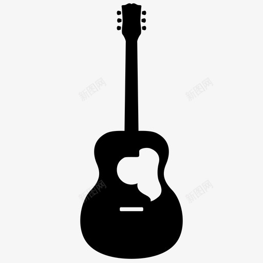 原声吉他摇滚乐乐器图标svg_新图网 https://ixintu.com 乐器 乐队 原声吉他 摇滚乐 果酱