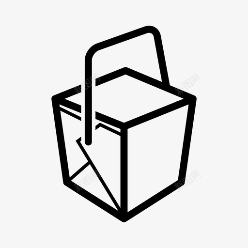 外卖便当盒中餐图标svg_新图网 https://ixintu.com 中餐 便当盒 去 外卖 外卖盒 食品容器