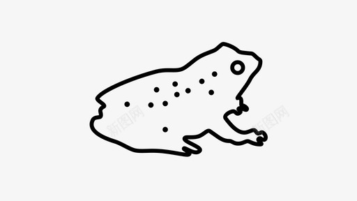 青蛙动物青蛙腿图标图标