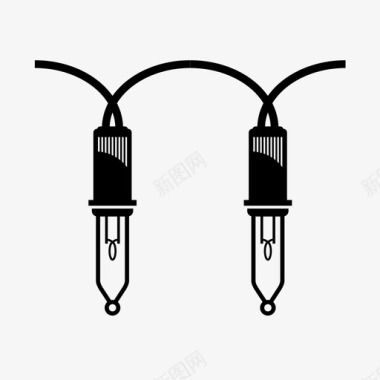 圣诞灯圣诞装饰灯饰图标图标